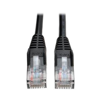 Tripp Lite by Eaton Cat5e 350 MHz Snagless Molded UTP Ethernet Cable, RJ45 M/M, Black, 30&#39;