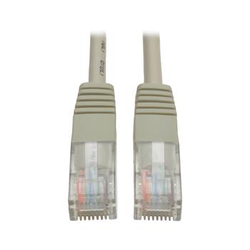 Tripp Lite by Eaton Cat5e 350 MHz Molded UTP Ethernet Cable, RJ45 M/M, Gray, 6&#39;