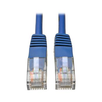 Tripp Lite by Eaton Cat5e 350 MHz Molded UTP Ethernet Cable, RJ45 M/M, Blue, 20&#39;