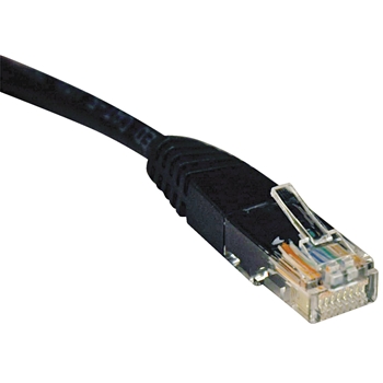 Tripp Lite by Eaton Cat5e 350MHz Molded Patch Cable (RJ45 M/M), Black, 100-ft.