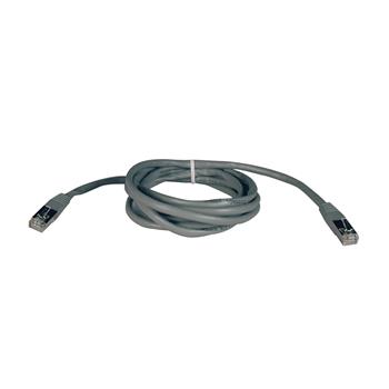 Tripp Lite by Eaton Cat5e 350 MHz Molded Shielded STP Ethernet Cable, RJ45 M/M, Gray, 10&#39;