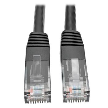 Tripp Lite by Eaton Cat6 Gigabit Molded UTP Ethernet Cable, RJ45 M/M, Black, 1&#39;