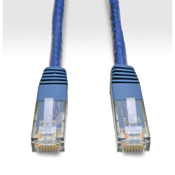 Tripp Lite by Eaton Cat6 Gigabit Molded UTP Ethernet Cable, RJ45 M/M, Blue, 1&#39;