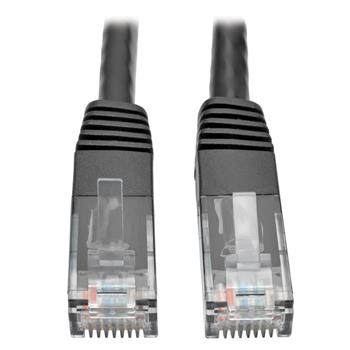 Tripp Lite by Eaton Cat6 Gigabit Molded UTP Ethernet Cable, RJ45 M/M, Black, 7&#39;