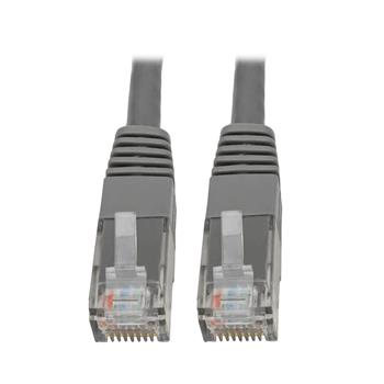 Tripp Lite by Eaton Cat6 Gigabit Molded UTP Ethernet Cable, RJ45 M/M, Gray, 10&#39;