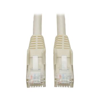 Tripp Lite by Eaton Cat6 Gigabit Snagless Molded UTP Ethernet Cable, RJ45 M/M, White, 1&#39;