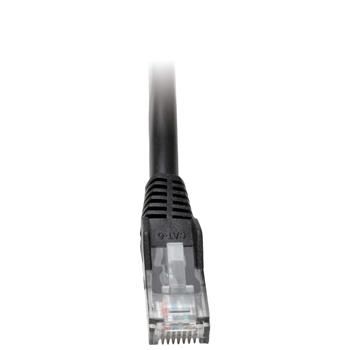 Tripp Lite by Eaton Cat6 Gigabit Snagless Molded UTP Ethernet Cable, RJ45 M/M, Black, 2&#39;