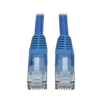 Tripp Lite by Eaton Cat6 Gigabit Snagless Molded UTP Ethernet Cable, RJ45 M/M, Blue, 4&#39;