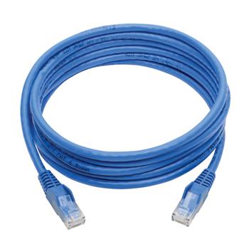 Tripp Lite by Eaton Cat6 Gigabit Snagless Molded UTP Ethernet Cable, RJ45 M/M, Blue, 8&#39;