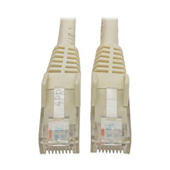 Tripp Lite by Eaton Cat6 Gigabit Snagless Molded UTP Ethernet Cable, RJ45 M/M, White, 8&#39;