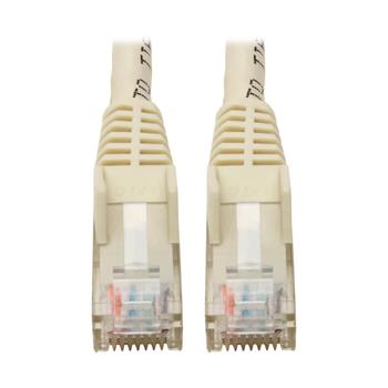 Tripp Lite by Eaton Cat6 Gigabit Snagless Molded UTP Ethernet Cable, RJ45 M/M, White, 6&quot;