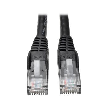 Tripp Lite by Eaton Cat6 Gigabit Snagless Molded UTP Ethernet Cable, RJ45 M/M, Black, 75&#39;
