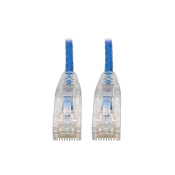 Tripp Lite by Eaton Cat6 Gigabit Snagless Slim UTP Ethernet Cable, RJ45 M/M, Blue, 7&#39;
