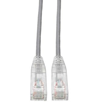 Tripp Lite by Eaton Cat6 Gigabit Snagless Slim UTP Ethernet Cable, RJ45 M/M, Gray, 10&#39;