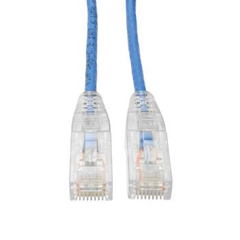 Tripp Lite by Eaton Cat6 Gigabit Snagless Slim UTP Ethernet Cable, RJ45 M/M, Blue, 15&#39;