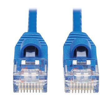 Tripp Lite by Eaton Cat6a 10G Snagless Molded Slim UTP Ethernet Cable, RJ45 M/M, Blue, 25&#39;
