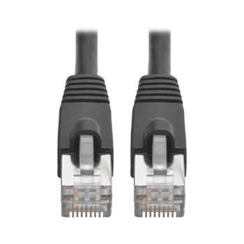 Tripp Lite by Eaton Cat6a 10G-Certified Snagless Shielded STP Ethernet Cable, RJ45 M/M, PoE, Black, 7&#39;