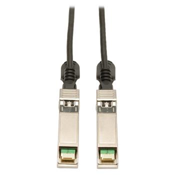 Tripp Lite by Eaton SFP+ 10GBase-CU Passive Twinax Copper Cable, SFP-H10GB-CU2-5M Compatible, Black, 8&#39;