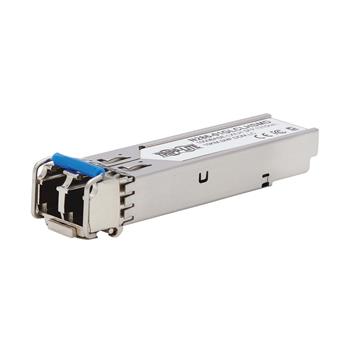 Tripp Lite by Eaton Cisco-Compatible GLC-LH-SMD SFP Transceiver, 10/100/1000Base-LX/LH, DDM, Singlemode LC, 1310 nm, 10 km