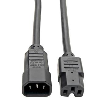 Tripp Lite by Eaton Power Cord C14 To C15, Heavy-Duty, Black