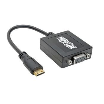 Tripp Lite by Eaton Mini HDMI To VGA Adapter Video Converter, M/F, 6&quot;