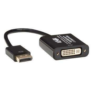 Tripp Lite by Eaton DisplayPort To DVI Active Adapter Video Converter, DP ver 1.2, M/F, 6&quot;