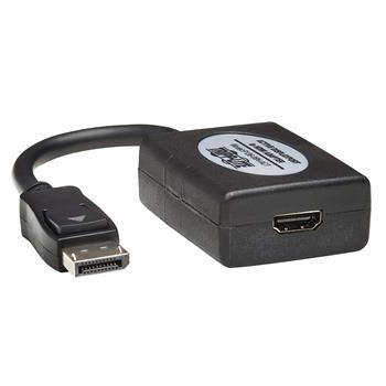 Tripp Lite by Eaton DisplayPort To HDMI Active Adapter Video Converter, HDCP, 4K 30Hz, M/F, 6&quot;