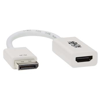 Tripp Lite by Eaton DisplayPort to HDMI Active Adapter Video Converter (M/F), 4K 60 Hz, DP 1.2, HDCP 2.2, 6&quot;
