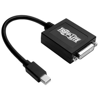 Tripp Lite by Eaton Keyspan Mini DisplayPort To DVI Adapter, Video Converter For Mac/PC, Black, M/F, 6&quot;