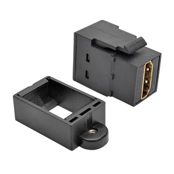 Tripp Lite by Eaton HDMI All-in-One Keystone/Panel Mount Coupler, F/F, Black