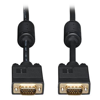 Tripp Lite by Eaton VGA High-Resolution RGB Coaxial Cable, HD15 M/M, 15&#39;,