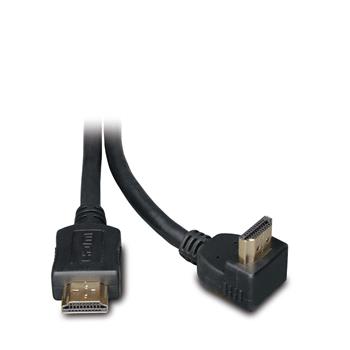 Tripp Lite by Eaton High-Speed HDMI Cable With 1 Right-Angle Connector, Digital Video With Audio, M/M, 6&#39;