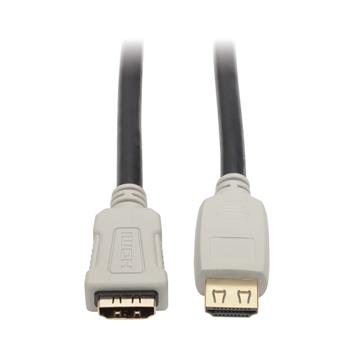 Tripp Lite by Eaton High-Speed HDMI Extension Cable, M/F, 4K 60 Hz, HDR, 4:4:4, Gripping Connector, 3&#39;