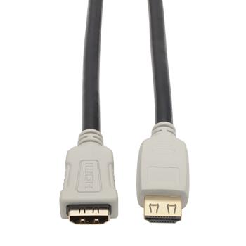 Tripp Lite by Eaton High-Speed HDMI Extension Cable, M/F, 4K 60 Hz, HDR, 4:4:4, Gripping Connector, 10&#39;