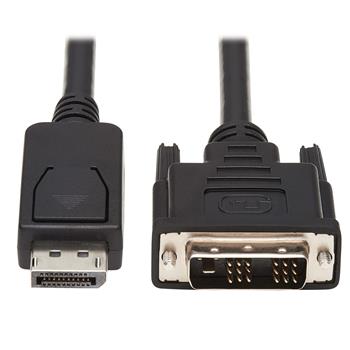 Tripp Lite by Eaton 6&#39; DisplayPort to DVI-D, Single Link Adapter DP2DVI (M/M) 6-&#39;.