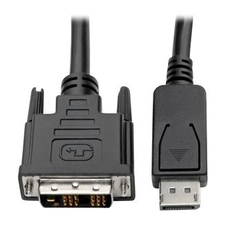 Tripp Lite by Eaton DisplayPort To DVI Adapter Cable, DP With Latches To DVI-D Single Link M/M, 15&#39;