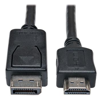 Tripp Lite by Eaton DisplayPort Cable, HDMI M/M, Black