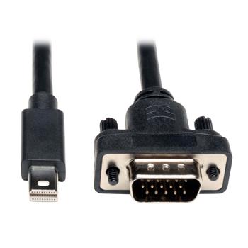 Tripp Lite by Eaton Mini DisplayPort Cable, VGA, Black