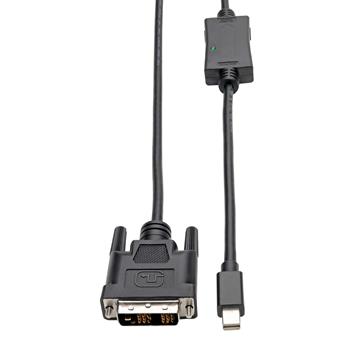 Tripp Lite by Eaton Mini DisplayPort 1.2 to DVI Active Adapter Cable, M/M, 1080p, 10&#39;