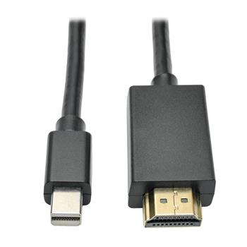 Tripp Lite by Eaton Mini DisplayPort to HDMI Active Adapter Cable, M/M, 1080p, 12&#39;
