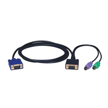 Tripp Lite by Eaton PS/2 (3-in-1) Cable Kit for KVM Switch B004-008, 15 ft (4.57 m)