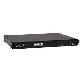 Tripp Lite by Eaton 2.4kW Single-Phase Metered Automatic Transfer Switch PDU, Two 200-240V C14 Inlets, 1U, TAA