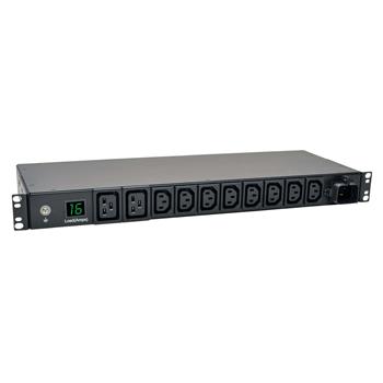 Tripp Lite by Eaton 3.7kW Single-Phase Metered PDU, 208/230V Outlets (8 C13, 2 C19), 8 ft. Cord