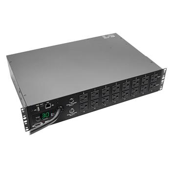 Tripp Lite by Eaton 2.9kW Single-Phase Switched PDU with LX Platform Interface, 120V Outlets (16 5-15/20R), 2U, TAA