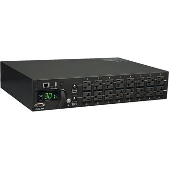Tripp Lite by Eaton 2.9kW Single-Phase Monitored PDU, 120V Outlets, L5-30P, 2U Rack-Mount, TAA, 10 ft Cord