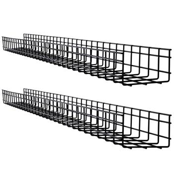 Tripp Lite by Eaton Wire Mesh Cable Tray, 150 x 100 x 1500 mm (6 in x 4 in x 5 ft), 2 Pack