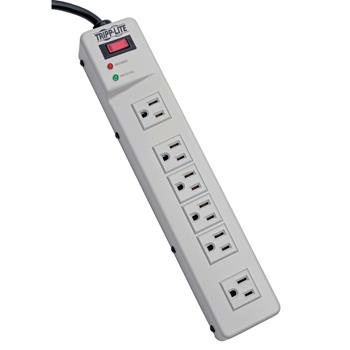 Tripp Lite by Eaton Protect It! Surge Protector with 6 Right-Angle Outlets, 1340 Joules, 6 ft Cord, Metal Case