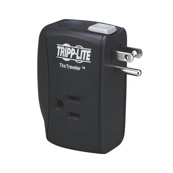 Tripp Lite by Eaton Protect It! 2-Outlet Portable Surge Protector, Direct Plug-In, 1050 Joules, Fax/Modem Protection