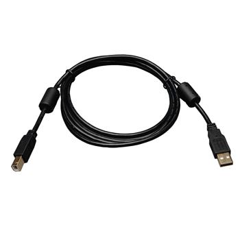 Tripp Lite by Eaton USB 2.0 A/B Cable With Ferrite Chokes, M/M, 3&#39;