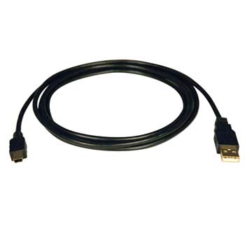 Tripp Lite by Eaton USB-to-Mini B Mobile Device Cable, 3&#39;